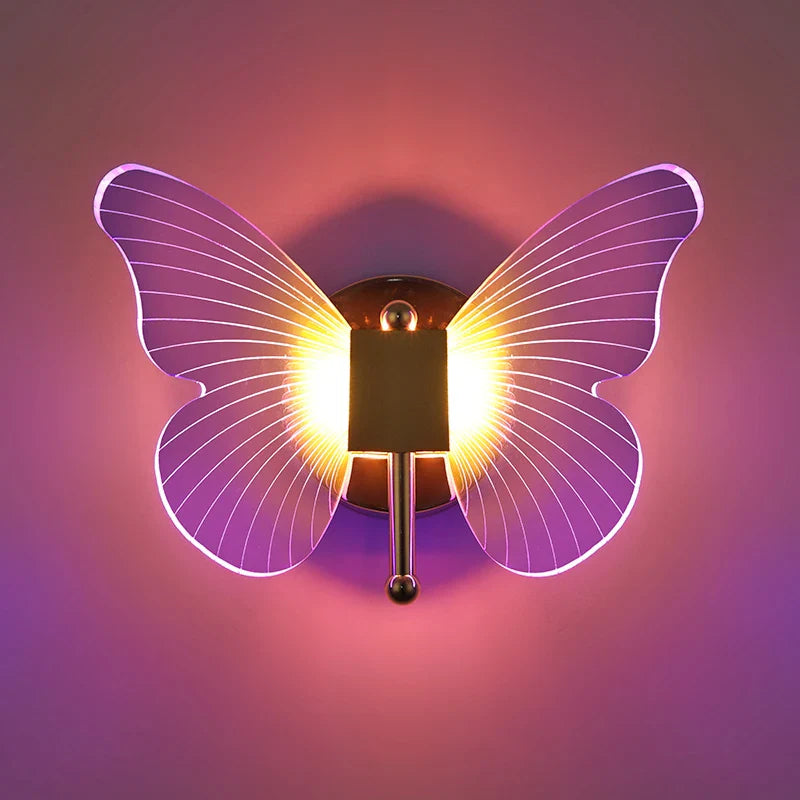 Butterfly LED Wall Lamp: Add Colorful Elegance to Your Space | Kalsten