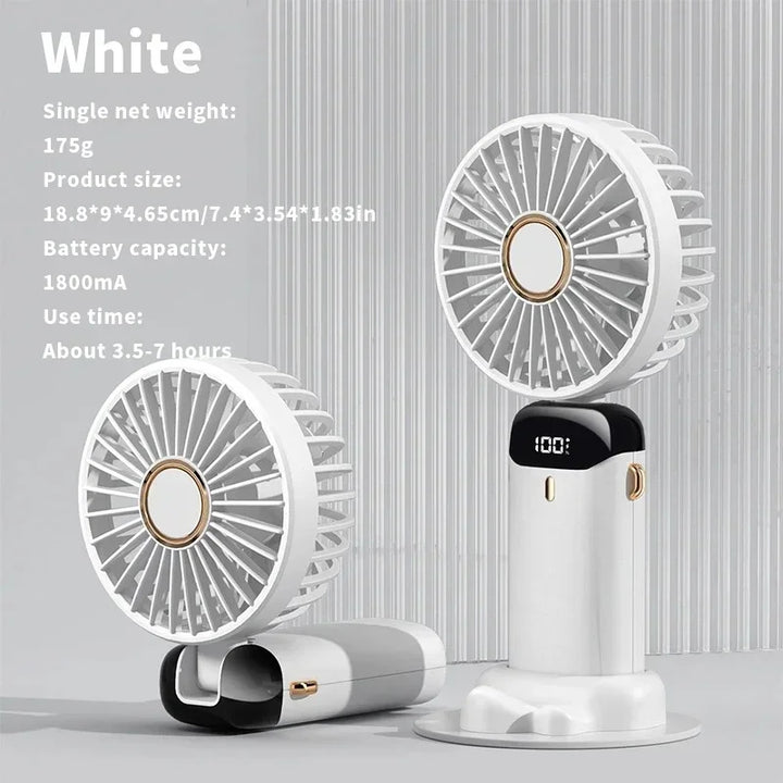 Portable Electric Fan and Mini Air Conditioner – Rechargeable Neck Fans for Home, USB and Handheld | Kalsten