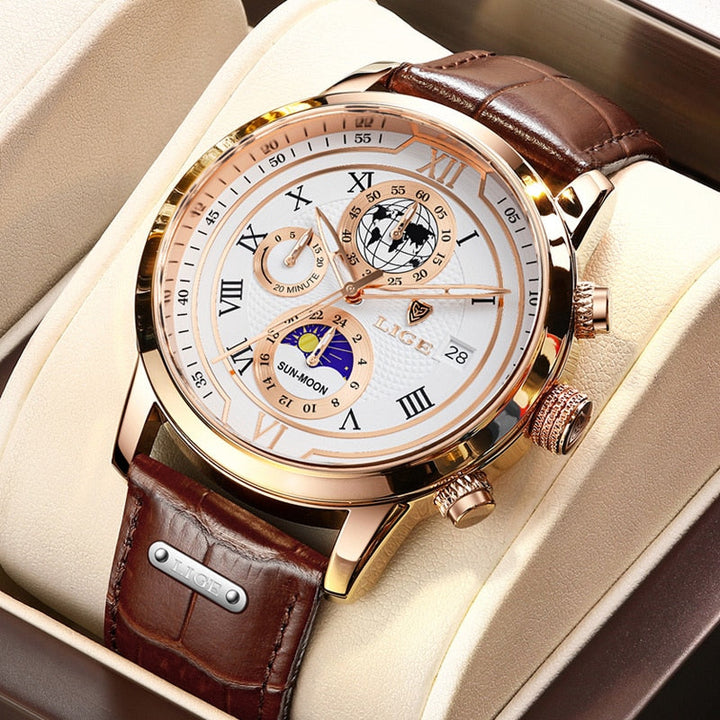 Kalsten | Classic Chronograph Men’s Watch | Stylish & Functional Luxury Wristwatch for Every Occasion