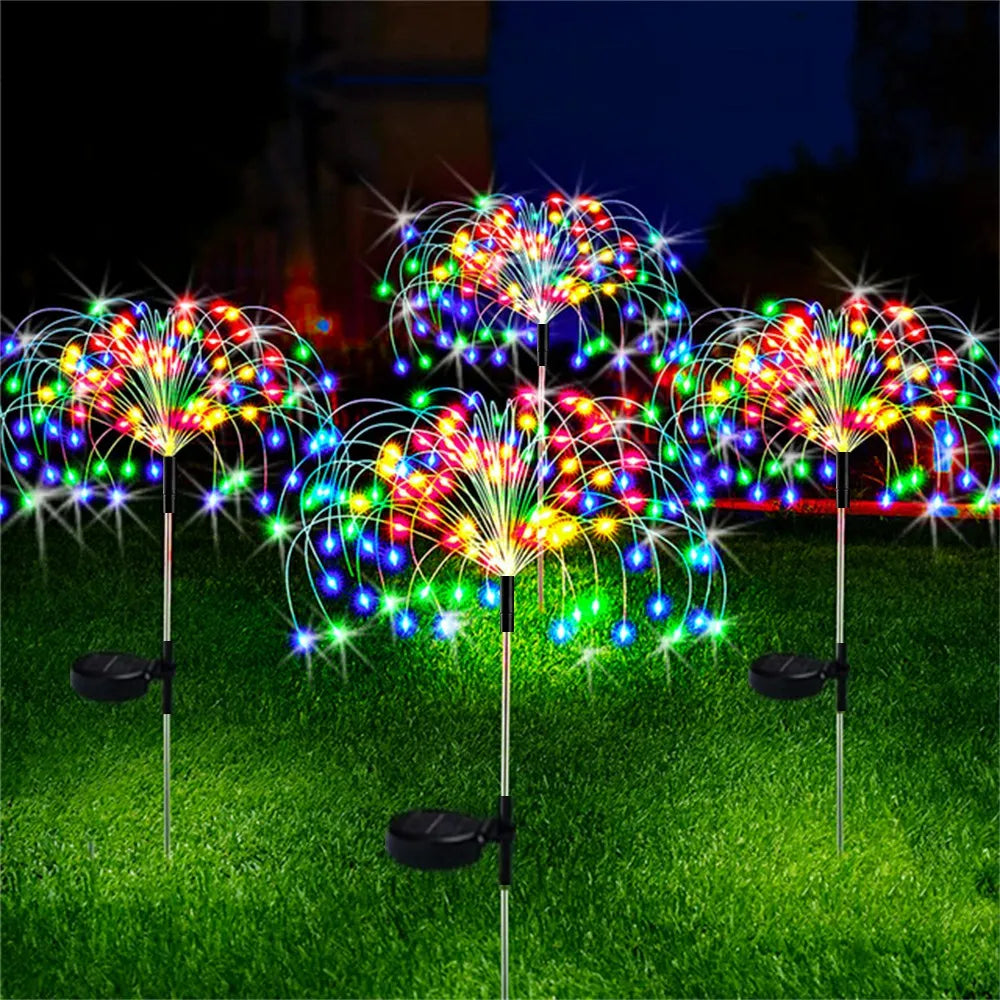 LED Solar Firework Fairy Outdoor Pathway Lights | Kalsten