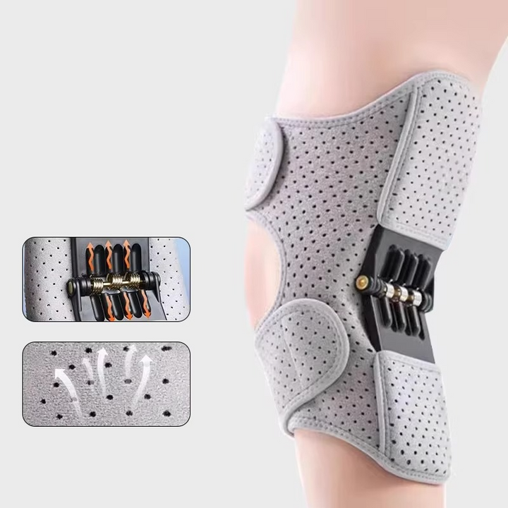 Kalsten | Adjustable Knee Support Brace with Power Rebound Springs for Joint Relief and Stability