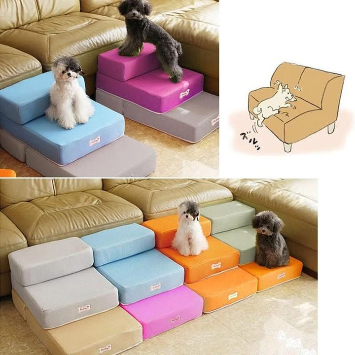 Kalsten | DOGSTEP PRO – Luxury Dog Stair for Joint-Friendly Climbing onto Sofa & Bed