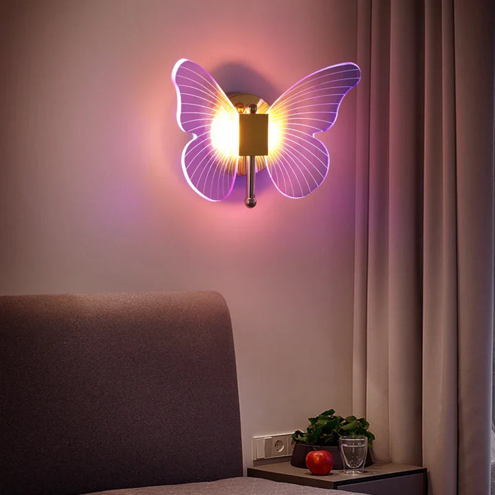 Butterfly LED Wall Lamp: Add Colorful Elegance to Your Space | Kalsten