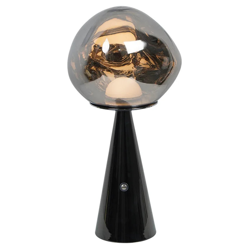 Modern Mini Table Lamp in Lava Design with LED Light - Decorative Lamp for Living Room, Bedroom & Office | Kalsten