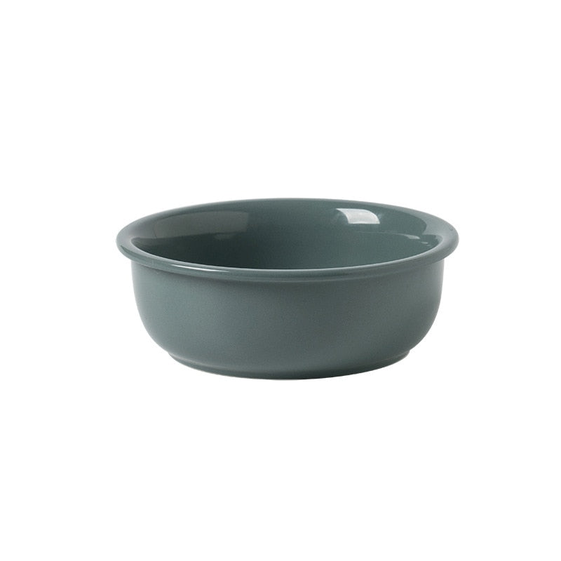 Kalsten | Misha Ceramic Elevated Cat Bowl with Wooden Stand