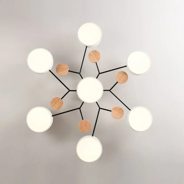 Modern LED Chandelier – 3 Color Temperature Adjustable Ceiling Light for Living Rooms, Bedrooms, and Study Rooms, Indoor Lighting | Kalsten