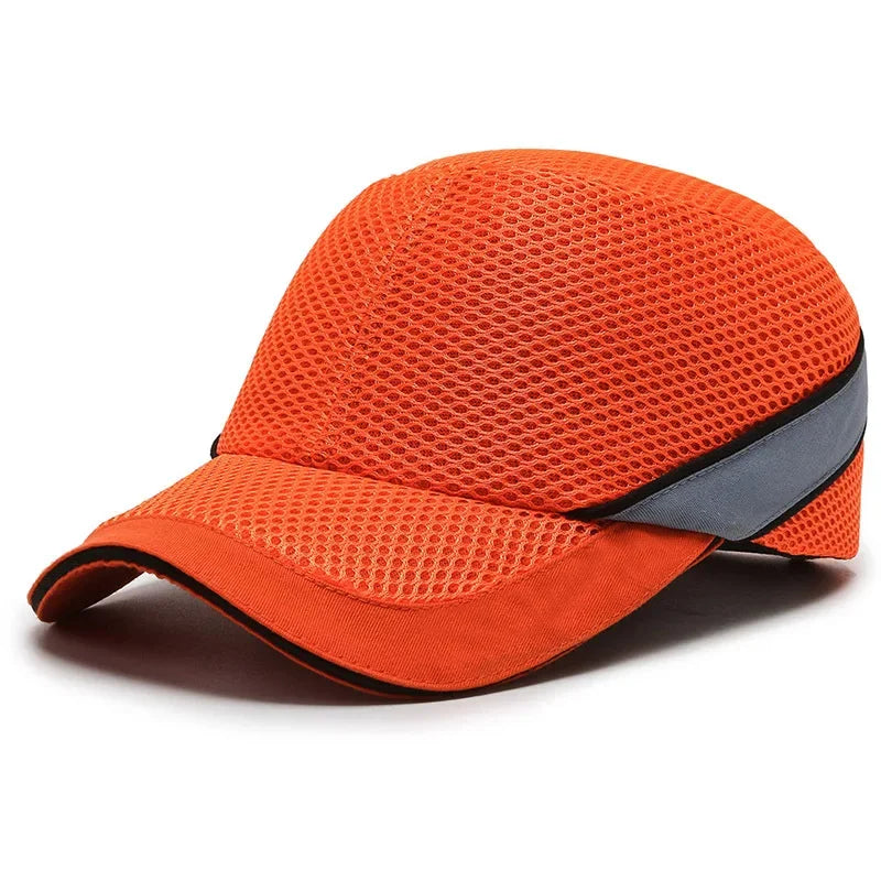 Kalsten | Red Safety Bump Cap - Helmet with hard ABS inner core for head protection at home, work, and factory