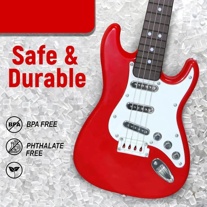 Kalsten | 4-String E-Guitar Toy for Children - Portable Musical Instrument, Perfect Gift for Young Musicians