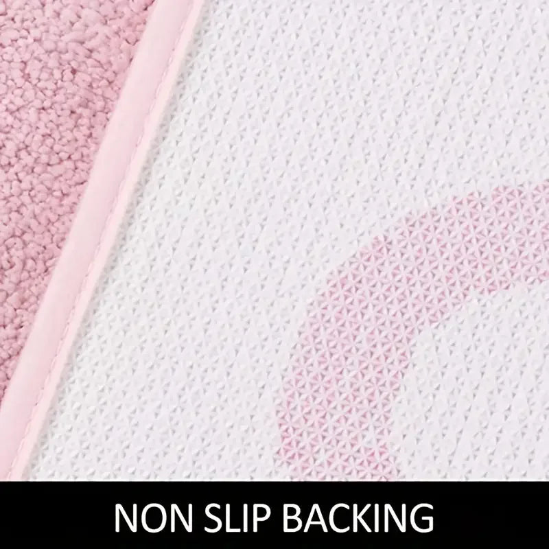 BlushNaked Tufted Design Rug – Pink "Get Naked" Bath & Living Rug | Kalsten