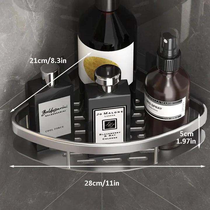 Wall-Mounted Bathroom Corner Shelf