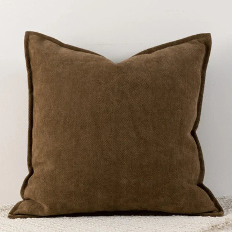 Simple Chenille Pillow Cover for Living Room & Bedroom Decoration – Soft Pillowcase for Modern Home | Kalsten