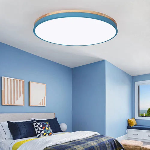 Modern LED Ceiling Light – 27W Surface-Mounted Fixture with Warm, Cold, and Natural Light Options for Living Room, Bedroom, and Kitchen | Kalsten