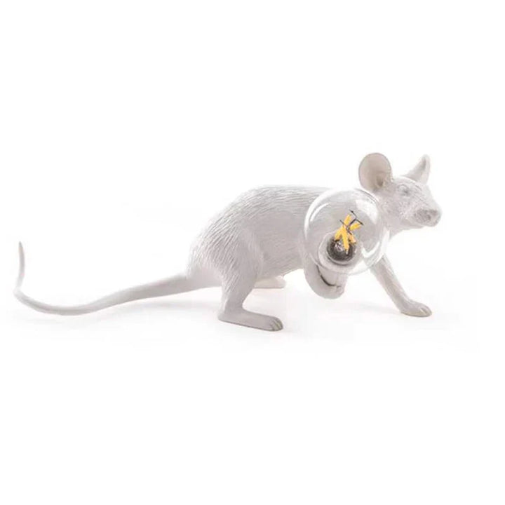 Modern LED Animal Table Lamps: Resin Rat, Cat, and Squirrel Night Lights | Kalsten