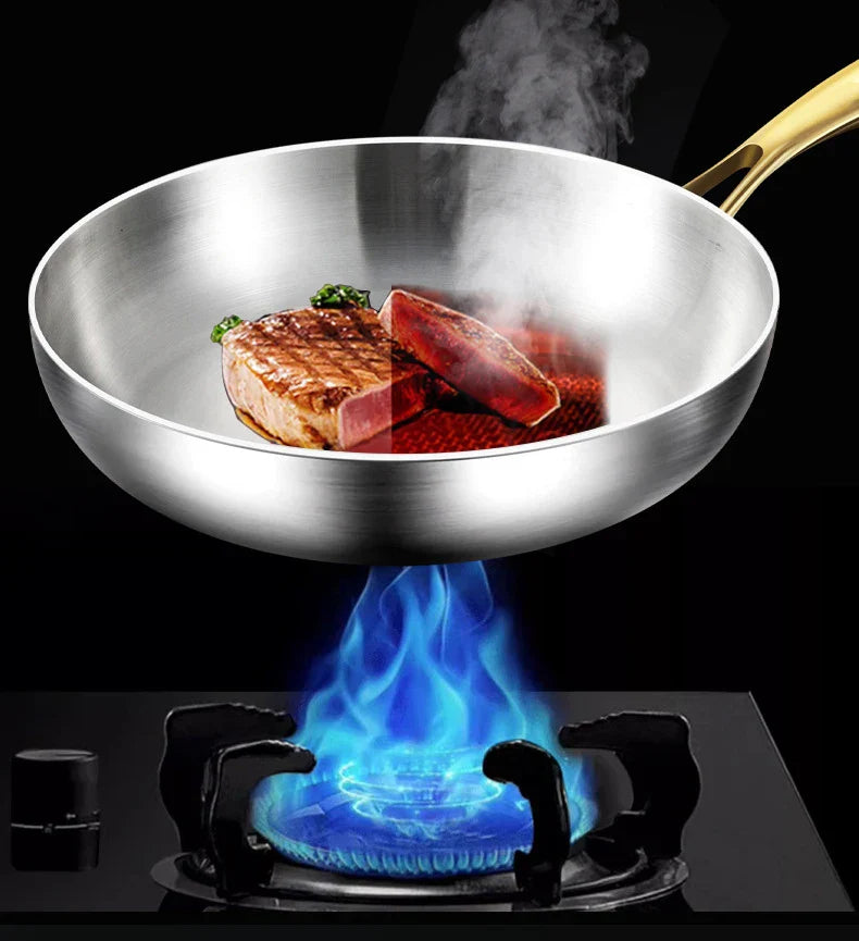 ChefSteel – Professional Stainless Steel Frying Pan for Gas & Induction | Kalsten