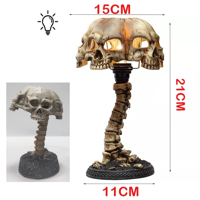 Skeleton Skull Table Lamp | Kalsten