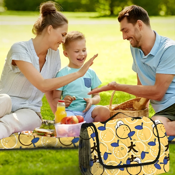 Kalsten | Foldable Baby Playmat Wanderlino | Padded & Water-Resistant | For Outdoor & Home | Incl. Carry Bag