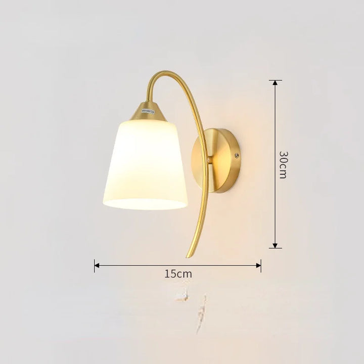 Modern LED Gold Glass Ball Wall Lamp for Indoor Lighting Decoration | Kalsten