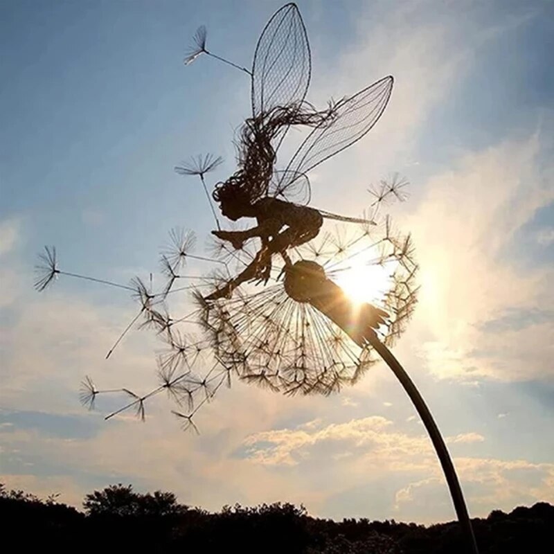 Kalsten | Fairies on a Milk Thread Art Sculpture