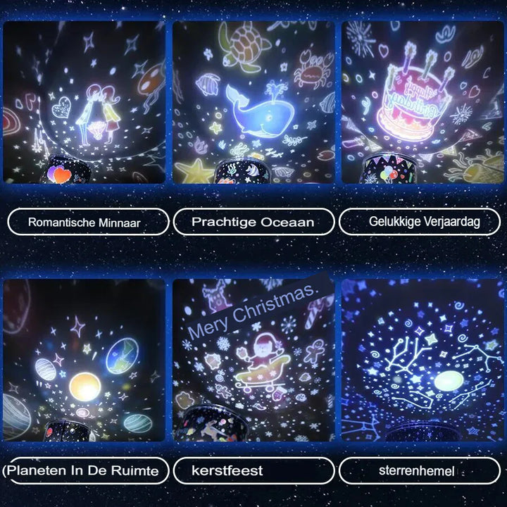 StarryDream - Starry Sky Projector Lamp for Children - Magical Night Light Kalsten