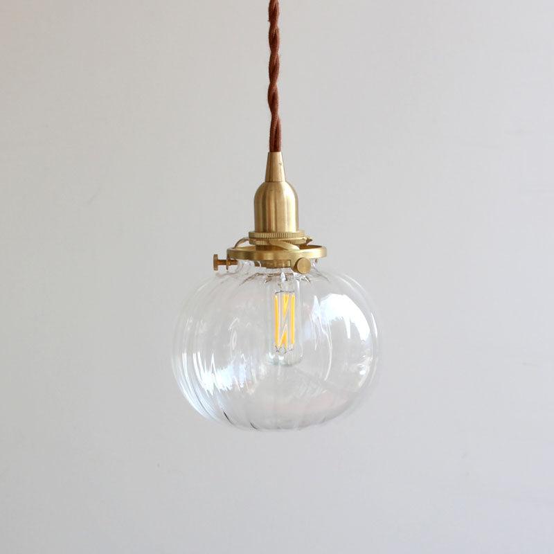 Pendant Light Glass 5.1 in Adjustable Living Room Bedroom Bathroom Hanging Ceiling Lamp Retro Style | Kalsten
