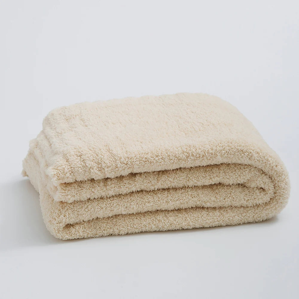 Variant image for Minimalist Knit Throw Blanket – Cozy Microfiber Blend for All Seasons, 51 x 63 – Soft and Versatile Home Decor-6