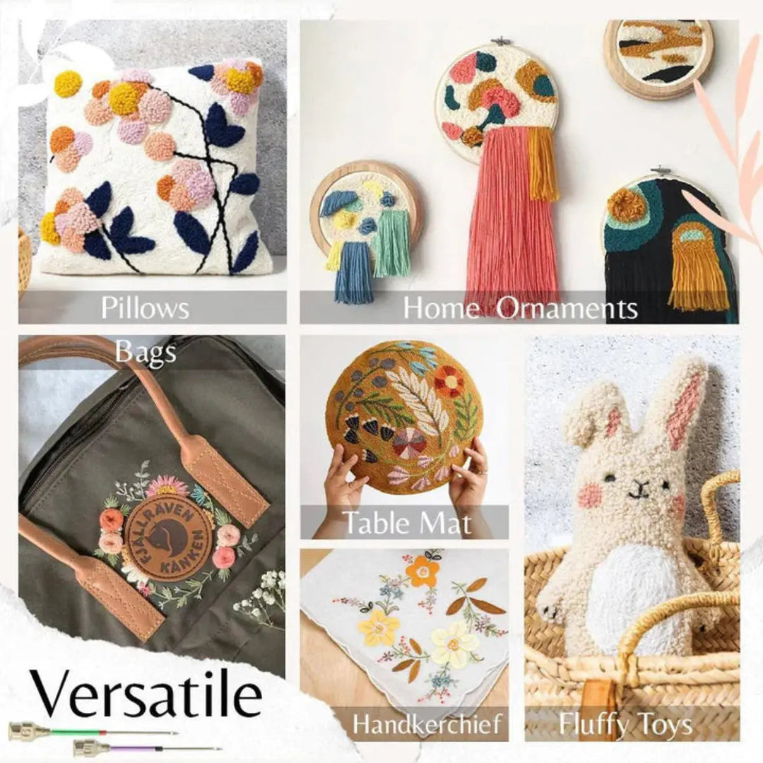 Kalsten | Stick-Punch Needle Set – Complete Set for Creative Stitch Projects