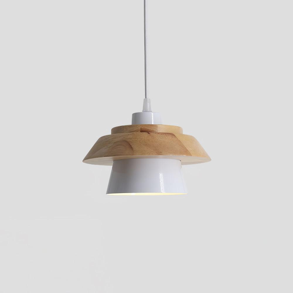 NordicMacaron Luxury Ceiling Lamp - Scandinavian Design with Wooden Finish Kalsten
