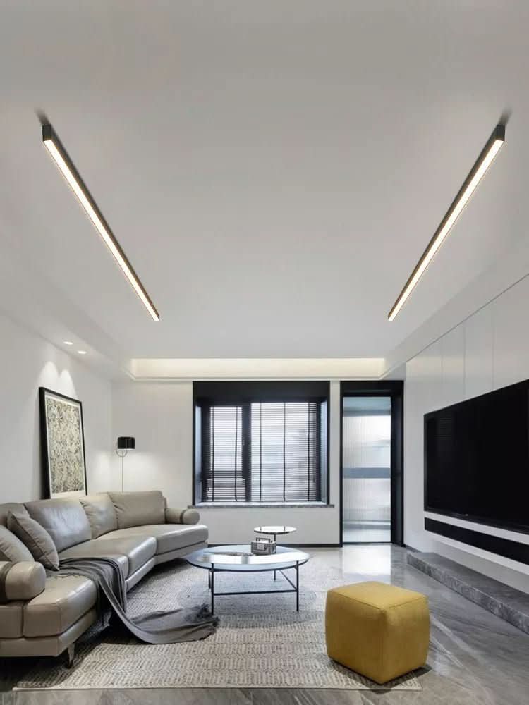 Ceiling Light Aluminum LED 24 in Modern Indoor Living Room Kitchen Hallway Illumination Fixture | Kalsten