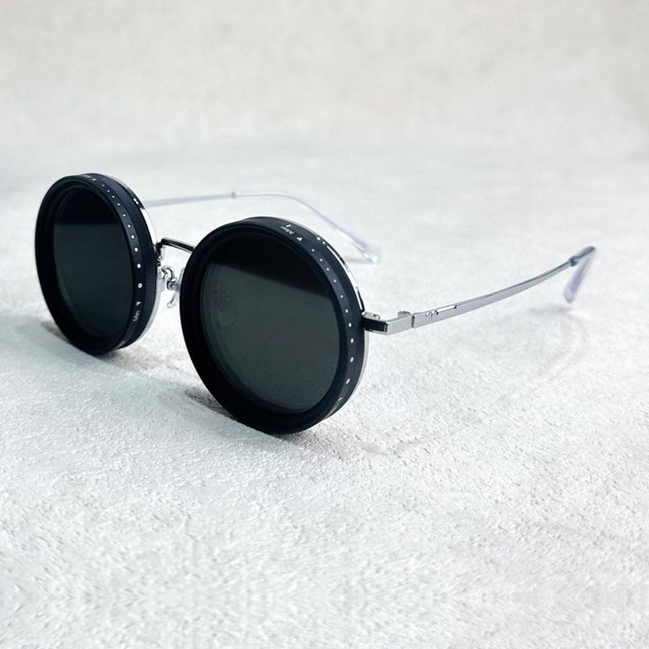VisionRound Polarized Sunglasses – Unisex Retro Design with Adjustable Light Filter | Kalsten