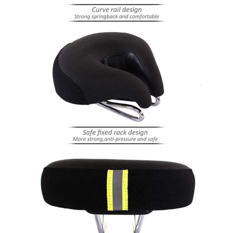 Kalsten | Seamless Bicycle Seat Mountain Bike Thick Soft Padding (Green)