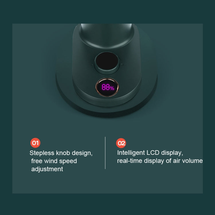 Smart Remote Control Usb Charging Shaking Head Desktop Fan Stroller Clip Fan(Black) | Kalsten