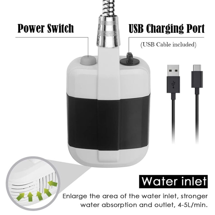 Rechargeable Portable Camping Shower