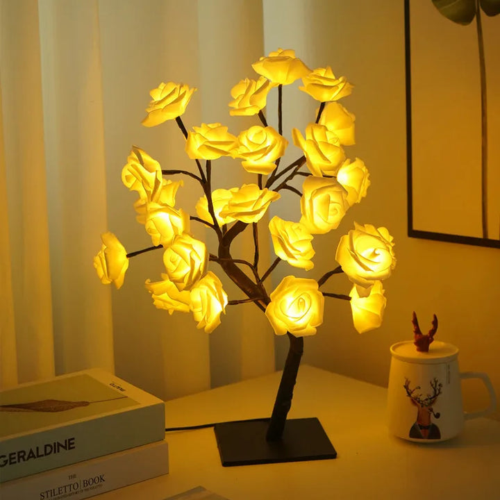 Romantic Rose Table Lamp - Warm Light & Elegance Kalsten