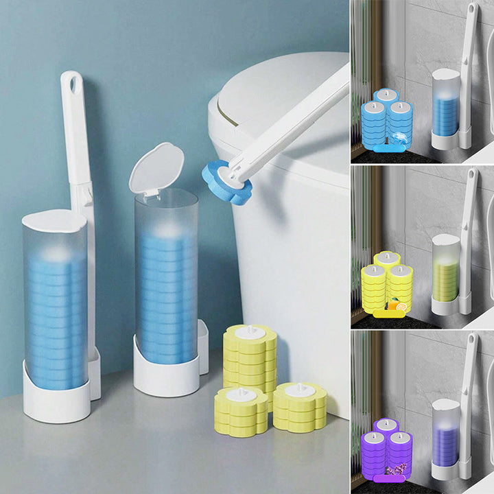 HygiBrush Disposable Toilet Brush with Replaceable Sponge Heads | Kalsten