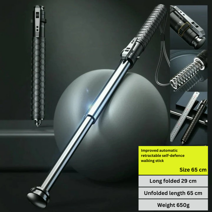 Kalsten | Automatic Hiking Walking Stick Safety Trekking Pole with LED Light