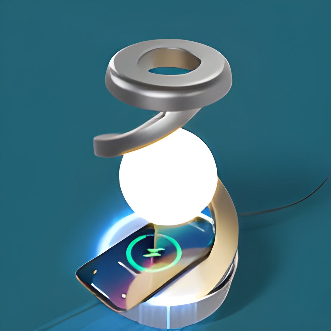 OrbitGlow Lamp - Stylish Lighting with Wireless Charging | Kalsten
