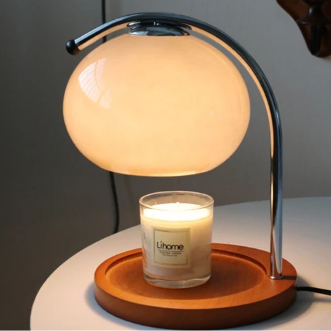 Alyssa Retro Table Lamp - Elegant Glass Lighting Kalsten