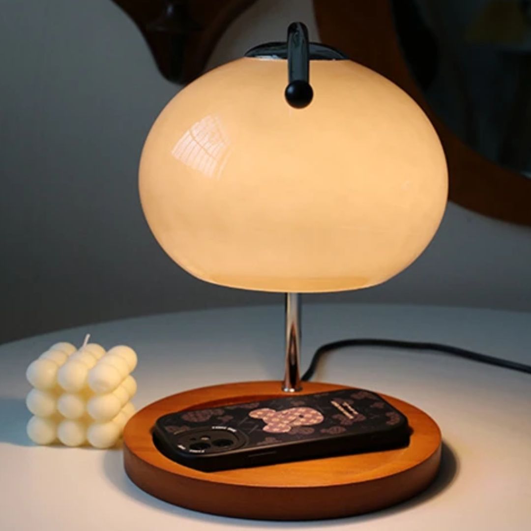 Alyssa Retro Glass Table Lamp | Kalsten