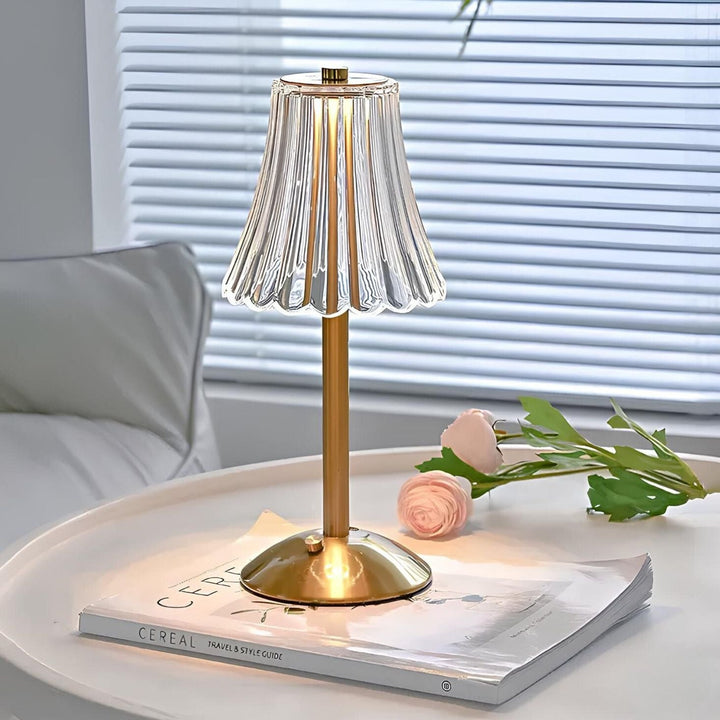 Golden Crystal Table Lamp | Kalsten