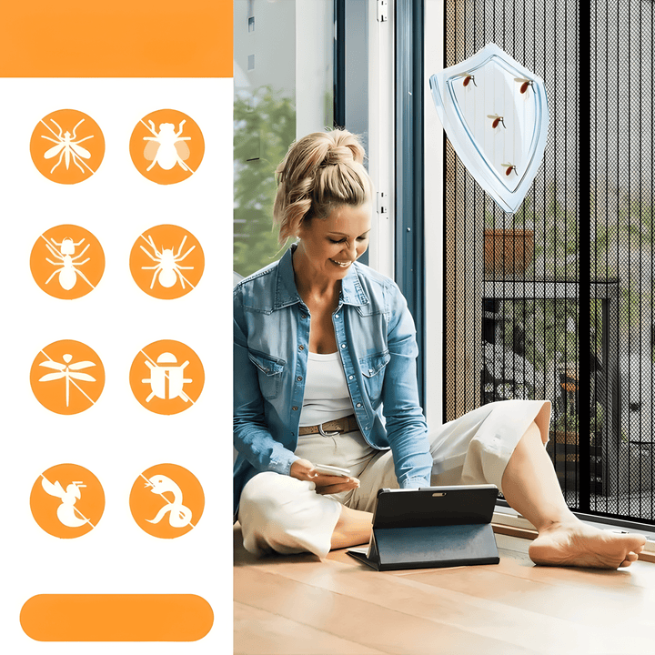 Self-closing Magnetic Insect Screen with Pet-friendly Opening | Kalsten