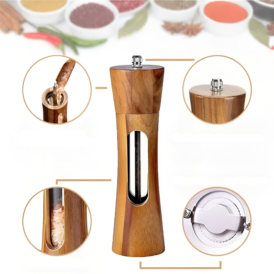 Manual Salt & Pepper Grinder Set