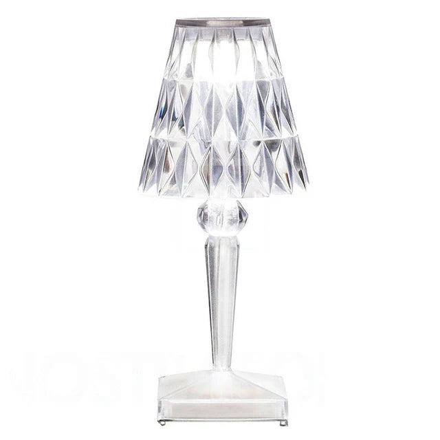 Acrylic Crystal Table Lamp – Artistic Design, Dimmable, Energy Saving, Ideal for Living Room or Bedroom | Kalsten