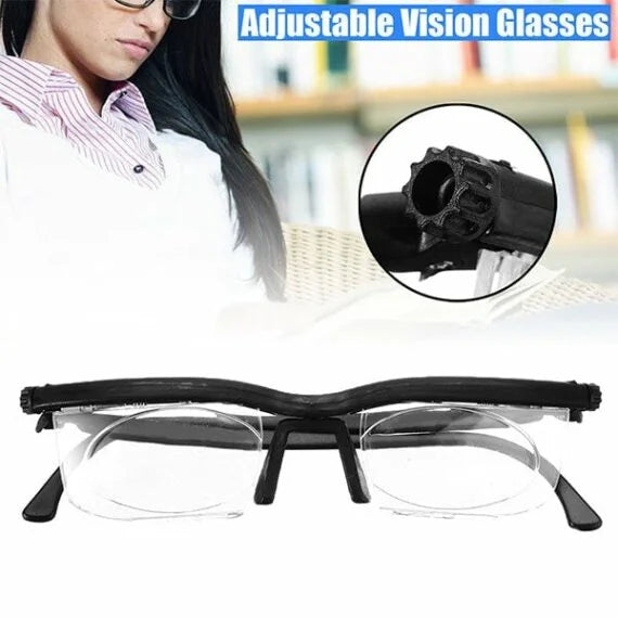 Adjustable focus glasses for near and far | Kalsten