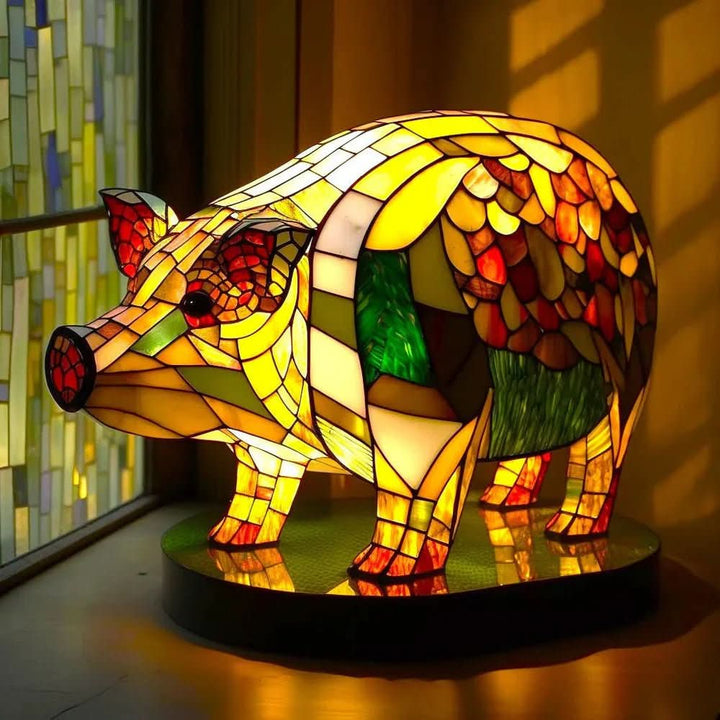 Artistic table lamp with animal motif for stylish accents | Kalsten