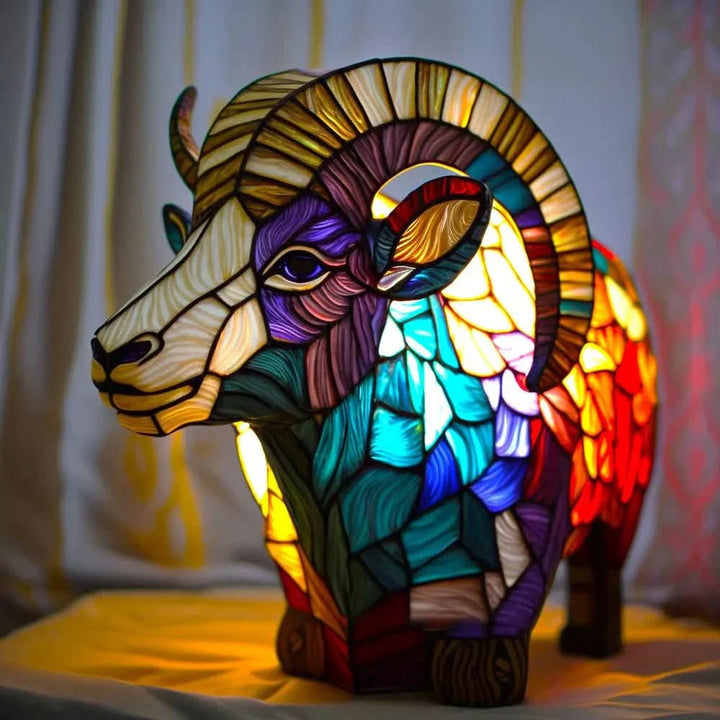 Artistic table lamp with animal motif for stylish accents | Kalsten
