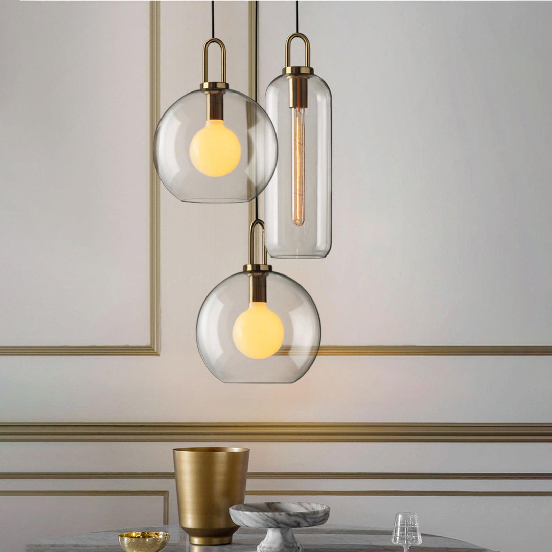 Glass Houselight Pendant Swag Light | Kalsten
