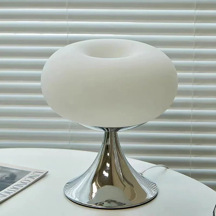 Antique Apple Table Lamp made of Glass | E27 Halogen, Rotary Switch | Kalsten