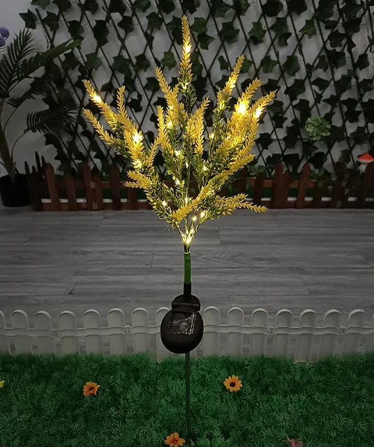 Solar LED Garden Flower Lights - Decorative Lavender Outdoor Lights for Garden and Terrace, waterproof, energy-efficient | Kalsten