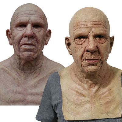 Kalsten | Creepy Old Man Mask – Realistic Latex Halloween Mask for Adults
