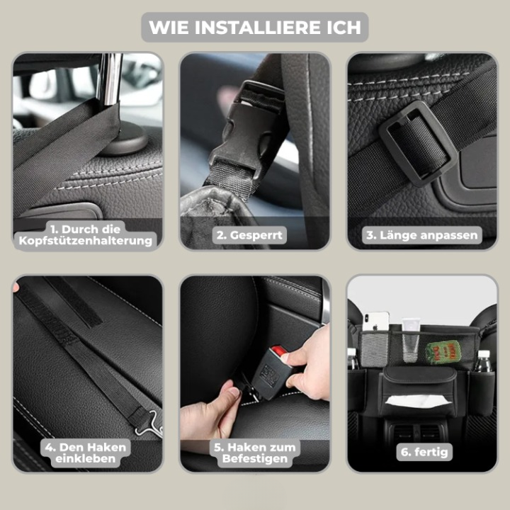 TurboTidy Car Organizer — No more stress and chaos – Your car always tidied up in no time! | Kalsten